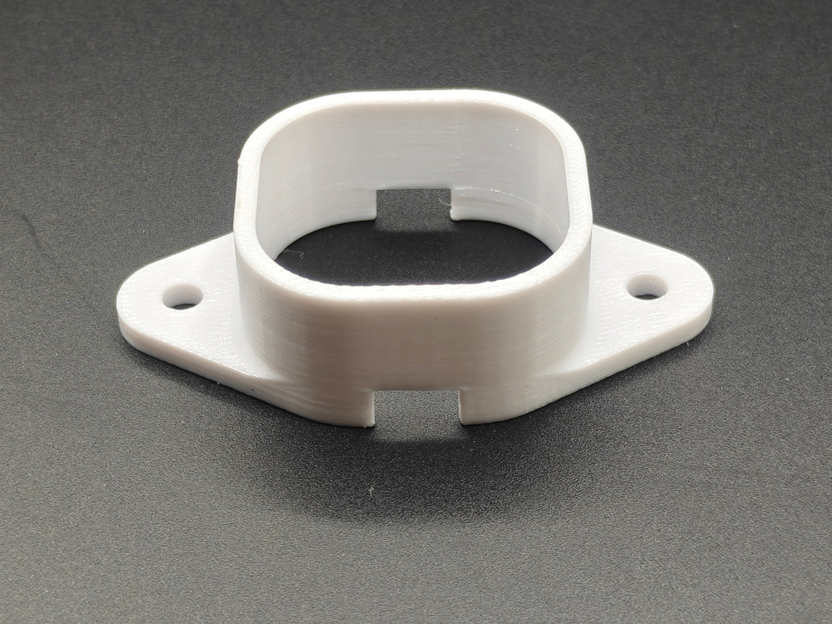 Outdoor Light Mounting Clips, Screw-in Brackets, No Adhesive, Weather-Resistant PETG Plastic