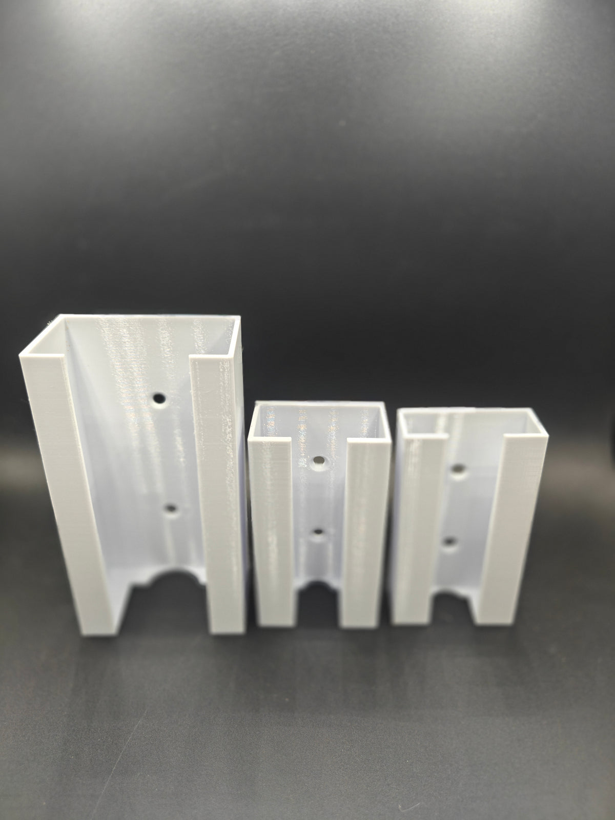 Outdoor Light Mounting Clips, Screw-in Brackets, No Adhesive, Weather-Resistant PETG Plastic